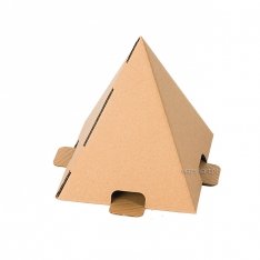 Kartonowe pudełko w kształcie stożka